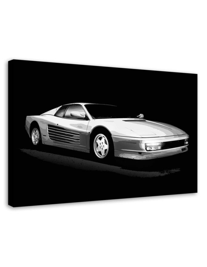 Automotive Canvas prints for the office - Ferrari Testarossa | FEEBY