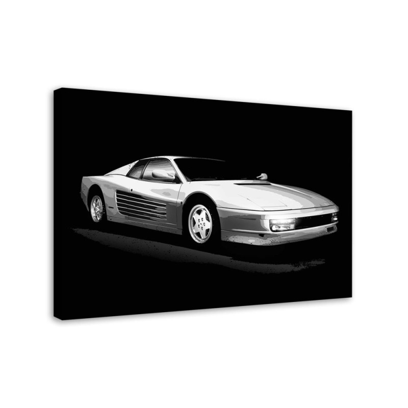 Automotive Canvas prints for the office - Ferrari Testarossa | FEEBY