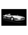 Automotive Canvas prints for the office - Ferrari Testarossa | FEEBY