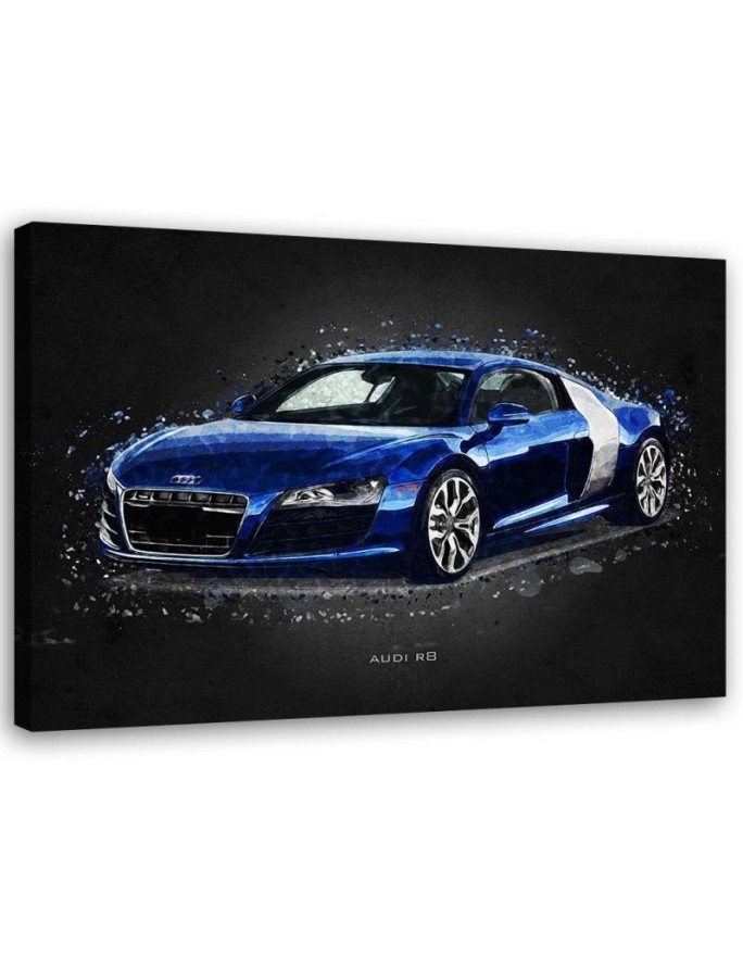 Canvas prints of cars for the office - Audi R8 | FEEBY