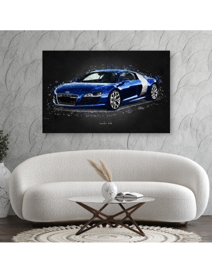 Canvas prints of cars for the office - Audi R8 | FEEBY