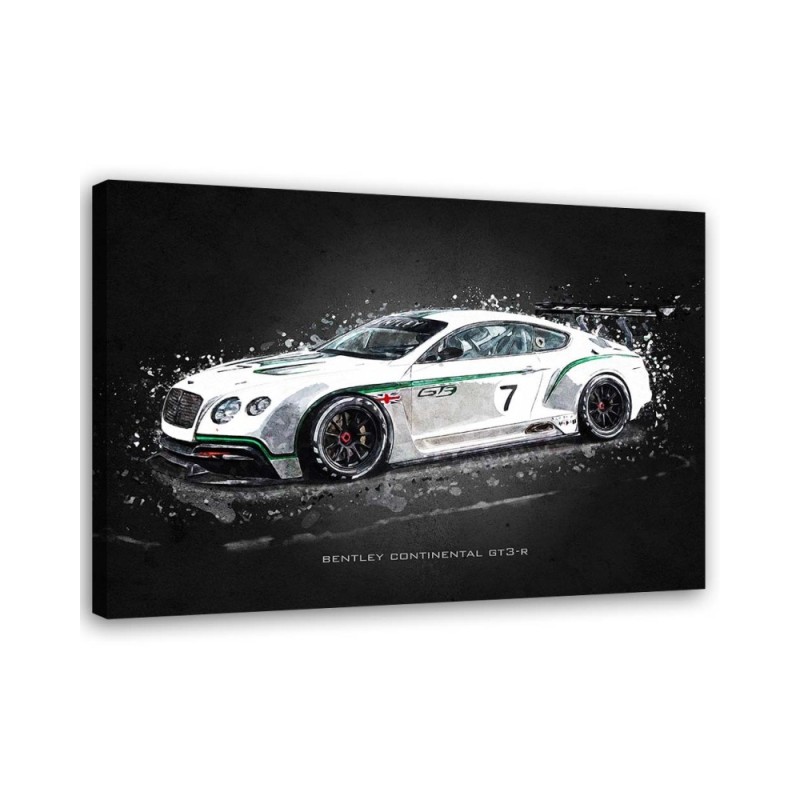 Canvas prints of cars - Bentley continental gt3r | FEEBY