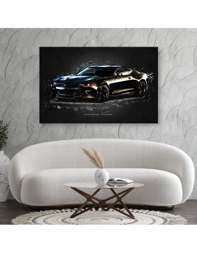 Automotive Canvas prints for the office - Chevrolet camaro | FEEBY