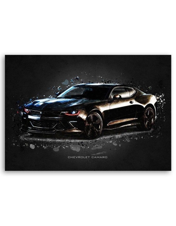 Automotive Canvas prints for the office - Chevrolet camaro | FEEBY