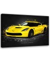 Automotive Canvas prints - Chevrolet corvette | FEEBY