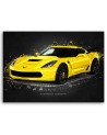 Automotive Canvas prints - Chevrolet corvette | FEEBY