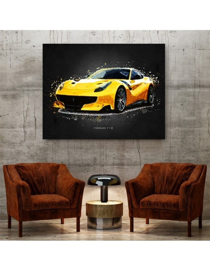 Automotive Canvas prints - Ferrari F12 | FEEBY