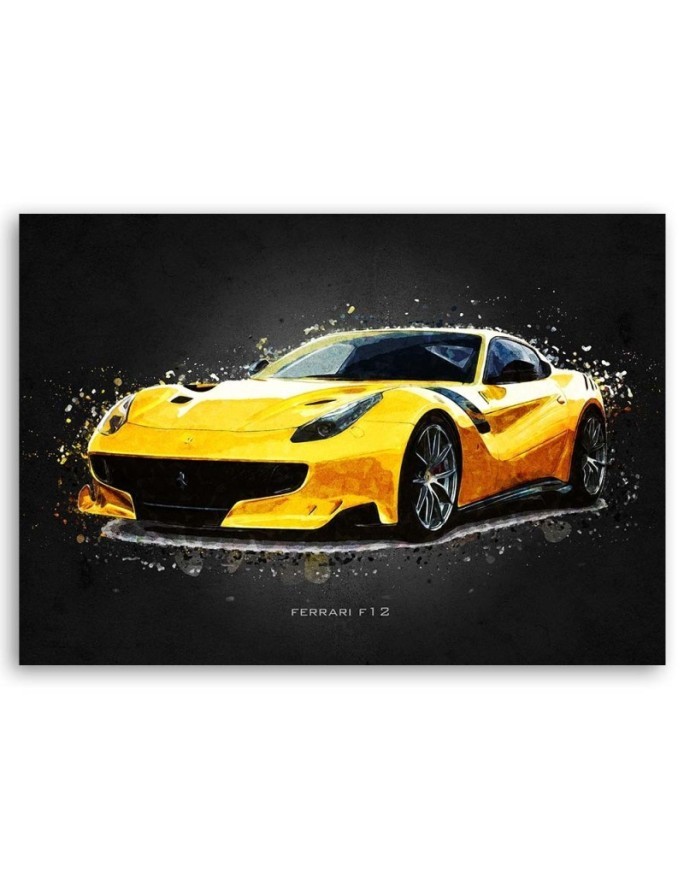 Automotive Canvas prints - Ferrari F12 | FEEBY