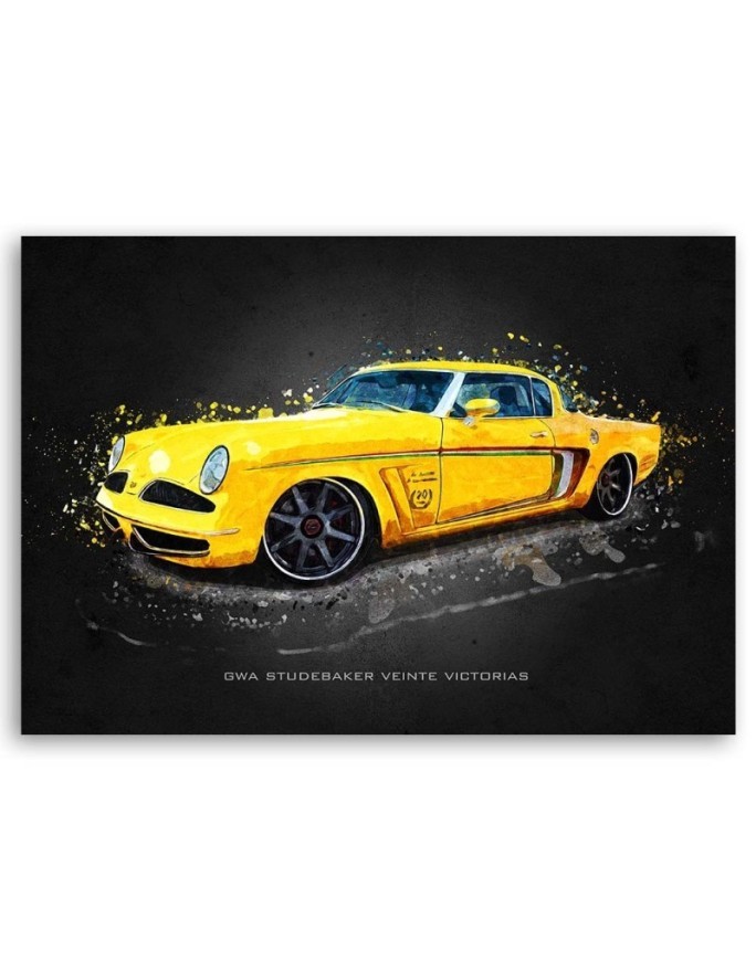 Pictures on Canvas with cars - GWA studebaker veinte | FEEBY