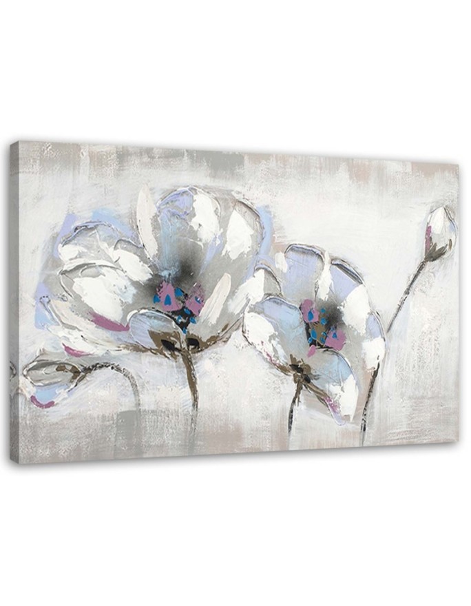 Decorative Canvas painting - Painted flowers nature | FEEBY
