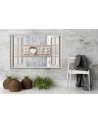 Canvas print - for bedroom View from the window Home inscription | FEEBY