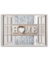 Canvas print - for bedroom View from the window Home inscription | FEEBY