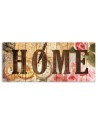 Wall Canvas painting for living room - Home retro inscription | FEEBY
