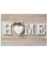 Canvas prints for living room canvas - Home inscription in light tones | FEEBY