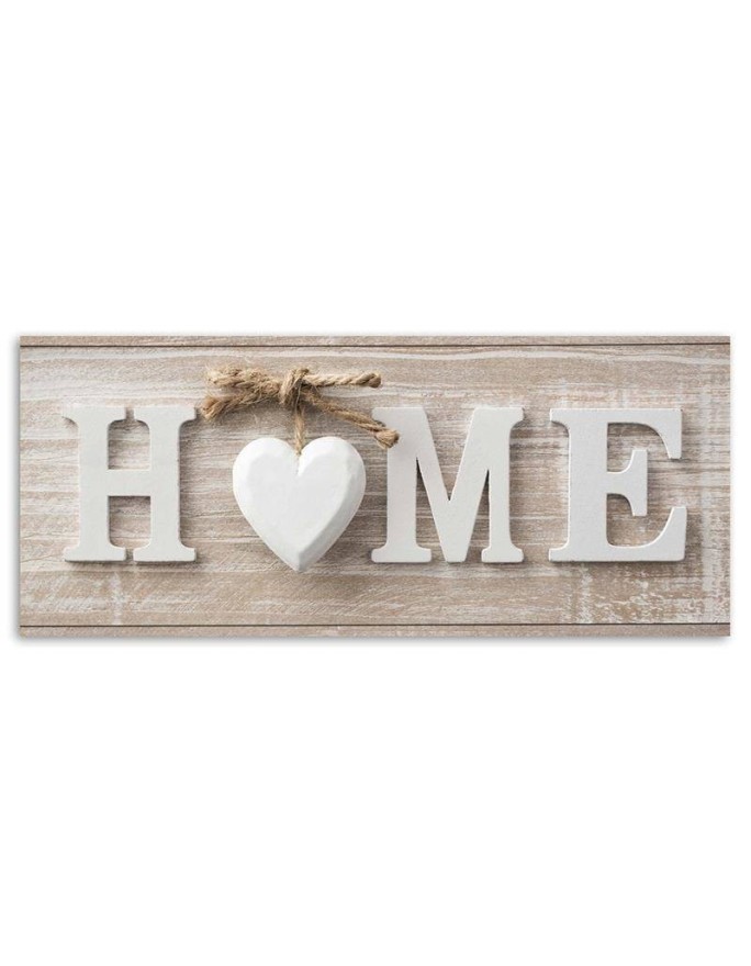 Canvas prints for living room canvas - Home inscription with heart | FEEBY
