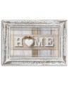 Home Quotes in pastels with a frame - Canvas prints for the bedroom | FEEBY