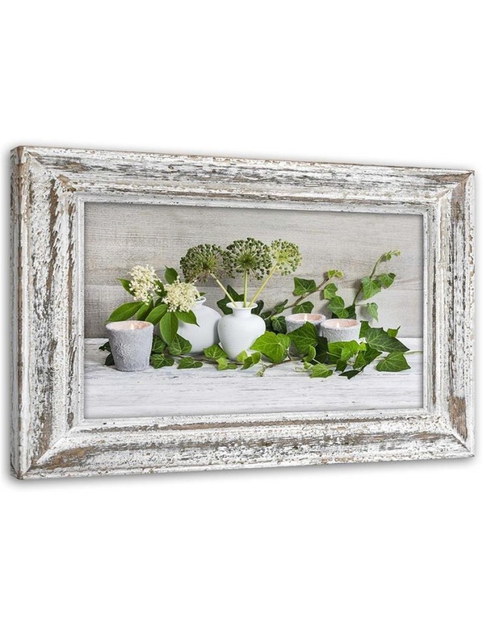 Still life in shabby chic style - Canvas print | FEEBY