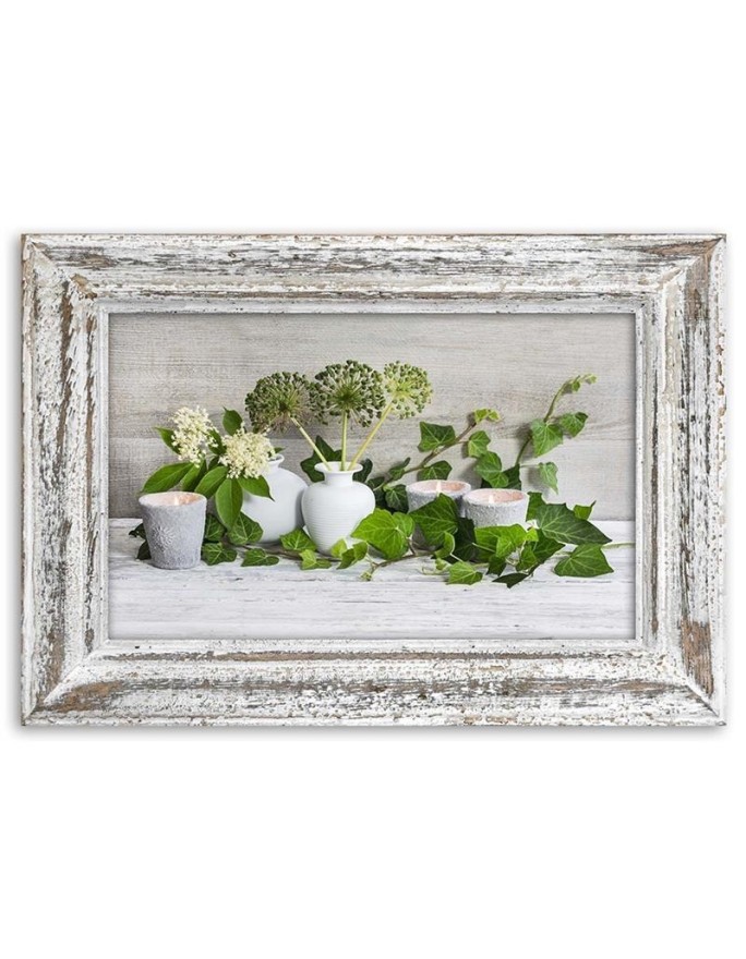 Still life in shabby chic style - Canvas print | FEEBY