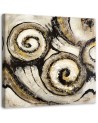 Spiral abstract beige- Canvas print | FEEBY