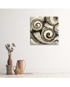 Spiral abstract beige- Canvas print | FEEBY