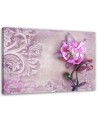 Flower and plant motif - Canvas print for the bedroom | FEEBY