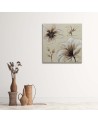 Painted flowers - Canvas print for the bedroom | FEEBY