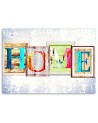 Home inscription - Canvas print for the living room | FEEBY