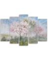 Flowering tree in the meadow old - Wall painting for the living room | FEEBY