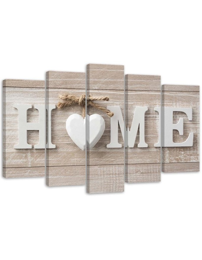 Home inscription in Scandinavian style - Wall painting | FEEBY