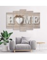 Home inscription in Scandinavian style - Wall painting | FEEBY