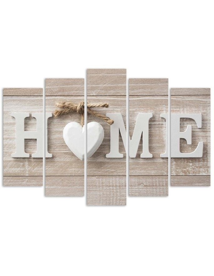 Home inscription in Scandinavian style - Wall painting | FEEBY