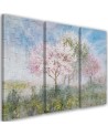 Decorative painting - Flowering tree in a meadow old | FEEBY