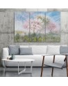 Decorative painting - Flowering tree in a meadow old | FEEBY