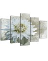 Decorative Canvas painting - White vintage flower | FEEBY