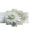 Decorative Canvas painting - White vintage flower | FEEBY