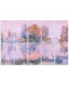 5 Piece Bedroom painting - Lake view | FEEBY