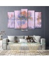 Modern bedroom Canvas painting - Lake view | FEEBY