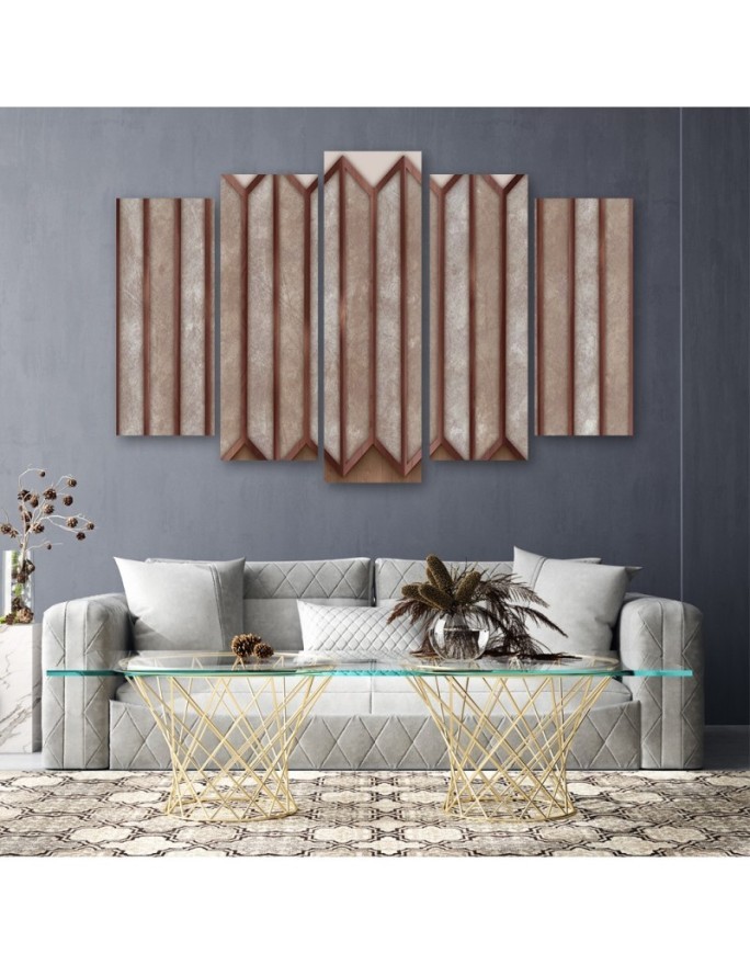 Modern painting for bedroom - Colourful 3D windows | FEEBY