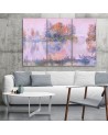 Modern Canvas painting for the living room - Lake view | FEEBY