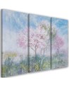 Modern painting for the living room - Flowering tree in the meadow | FEEBY