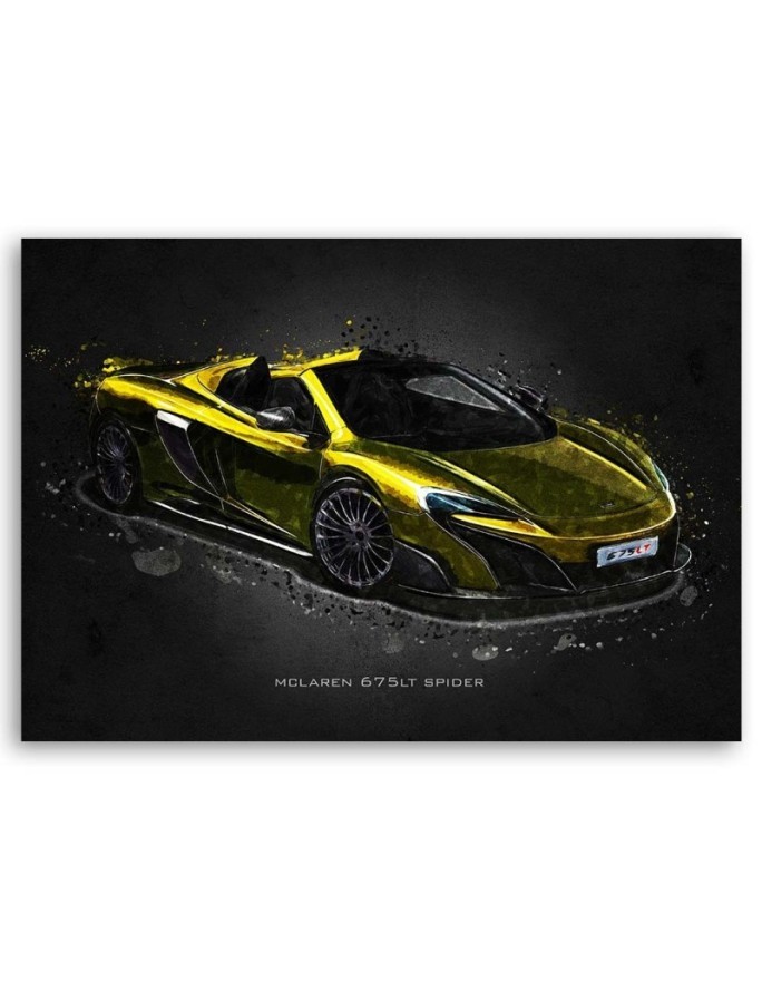 Pictures on Canvas of automobiles - Mclaren 675LT Spider | FEEBY