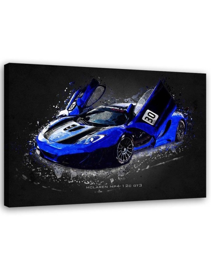 Canvas prints Automotive - Mclaren MP4-12C GT3 | FEEBY
