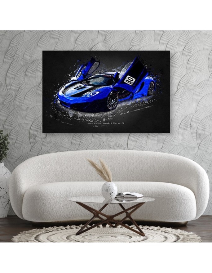 Canvas prints Automotive - Mclaren MP4-12C GT3 | FEEBY