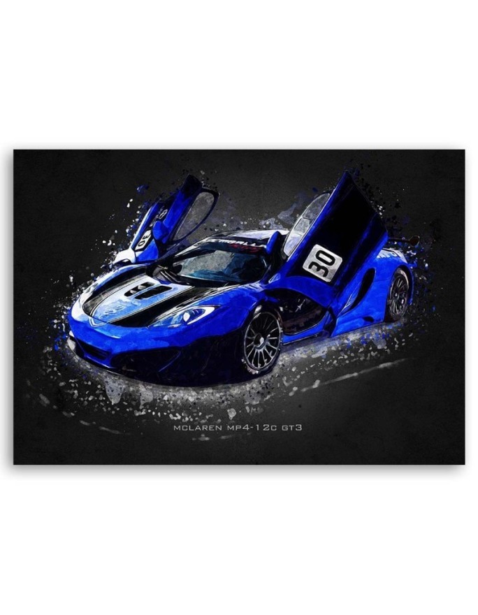 Canvas prints Automotive - Mclaren MP4-12C GT3 | FEEBY