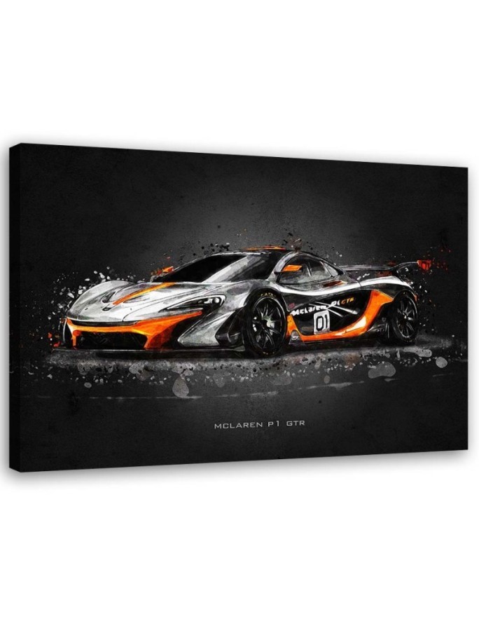 Automotive Canvas prints - Mclaren P1 GTR | FEEBY