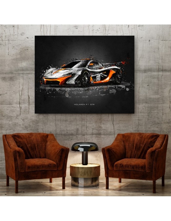 Automotive Canvas prints - Mclaren P1 GTR | FEEBY