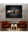 Automotive Canvas prints - Mclaren P1 GTR | FEEBY