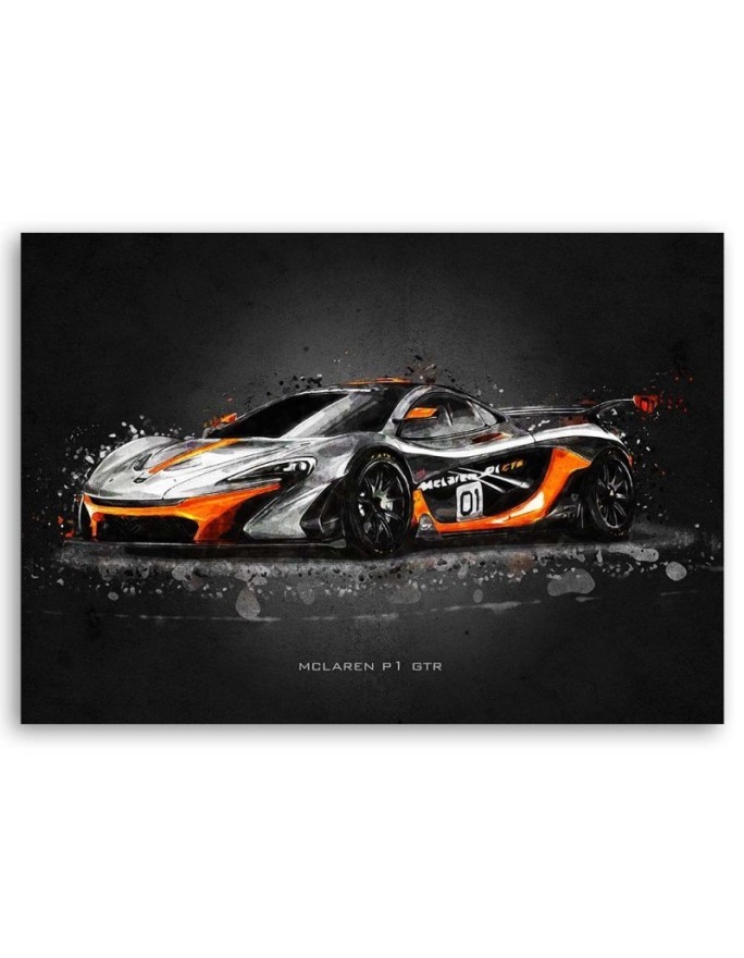 Automotive Canvas prints - Mclaren P1 GTR | FEEBY