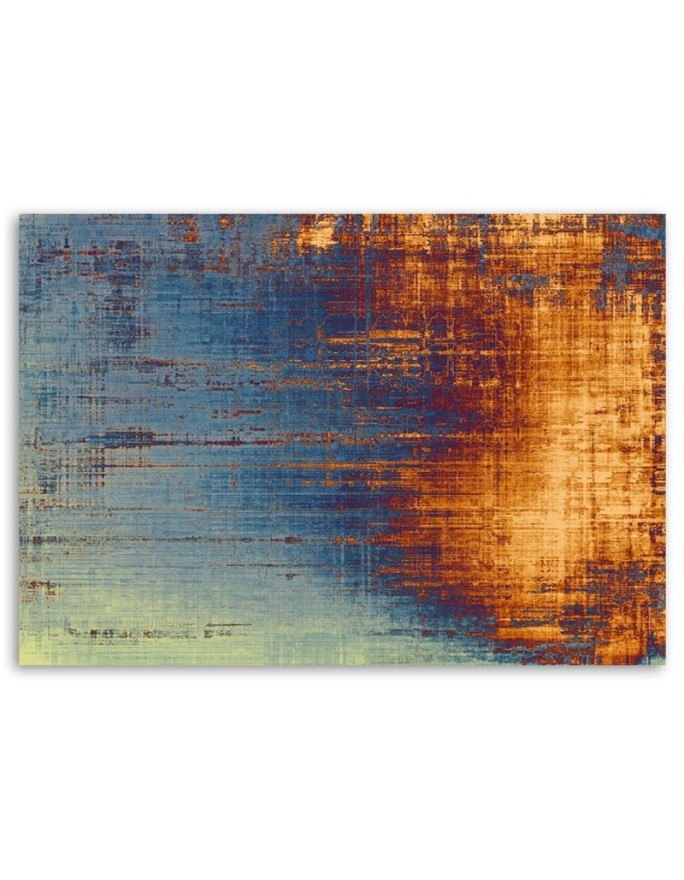 Abstract Canvas prints - Magic of blue and orange | FEEBY