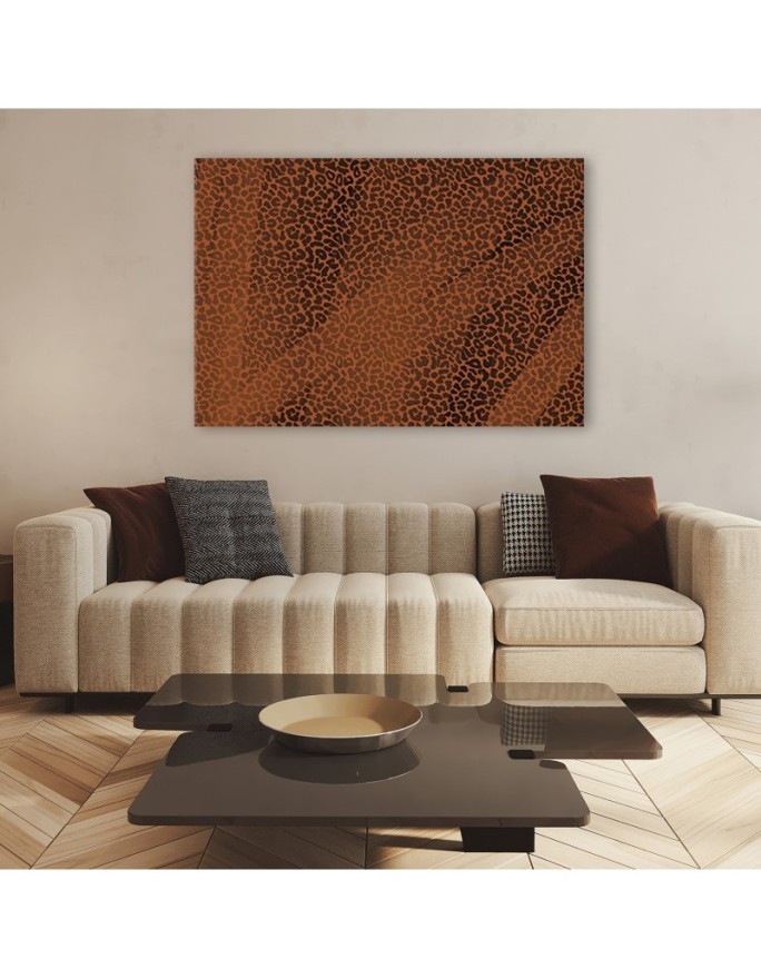 Panther leopard fur stain pattern - Canvas prints for living room | FEEBY